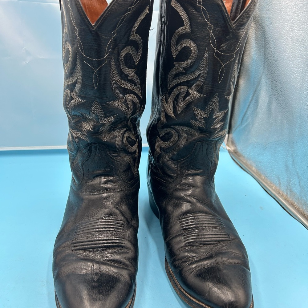 Dan Post men 11 black mignon cowboy boots